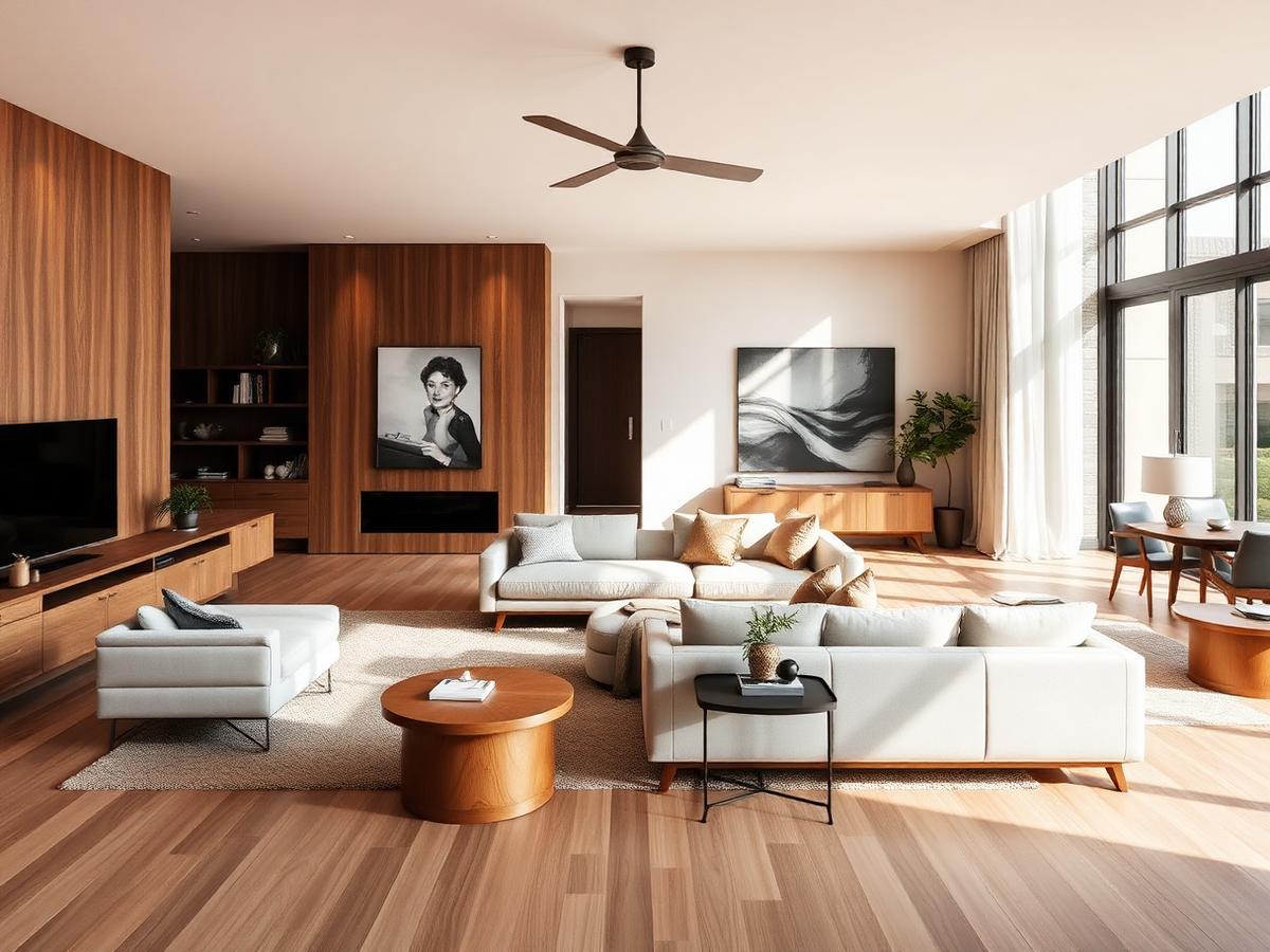 Finished living spaces